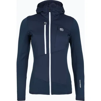 Dámská mikina Dámská mikina ORTOVOX Fleece Grid Hoody deep ocean