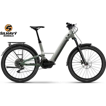 Elektrokolo Haibike ADVENTR 4 low grey/bamboo green matt/glossy L 2026