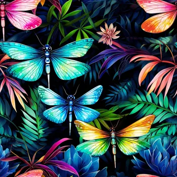 Úplet, Tropické vážky (E) (Top kvalitní úplet Bella digitisk)