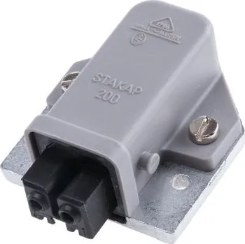 Elektrická zásuvka Průmyslový napájecí konektor, řada: ST Zástrčka, Montáž na panel, Samice, orientace těla: přímý, 16A, 250 V DC, 400 V AC