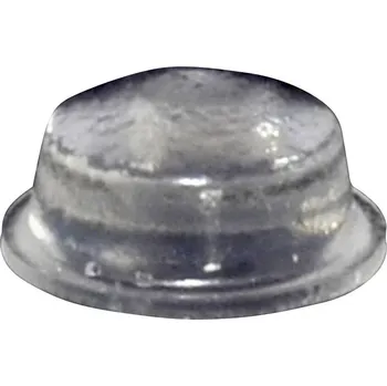 TOOLCRAFT PD2115C podstavná nožka přístrojová samolepicí, kulatá transparentní (Ø x v) 11.1 mm x 5 mm 1 ks