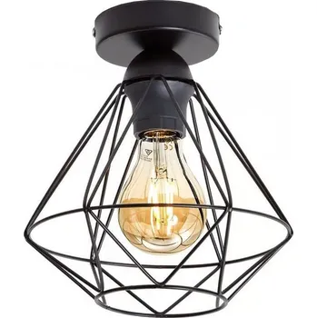 Stropní svítidlo 1xE27/40W/230V černá