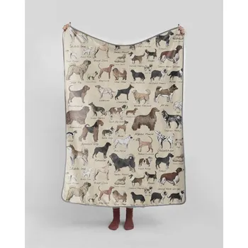 deka Deka 130x170 cm Dog Types – Really Nice Things ID_1557362