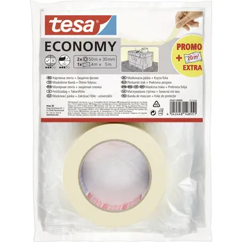 Izolační páska tesa Economy 55421-00000-05 malířská krycí páska bílá 1 sada