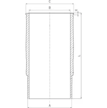 Motor automobilu Vložený válec MAHLE ORIGINAL 061 LW 00119 001