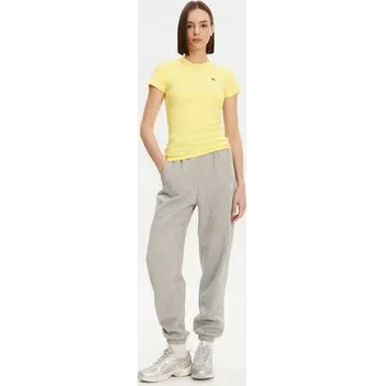 Pánské tričko Lacoste T-Shirt TF5538 Žlutá Slim Fit 44