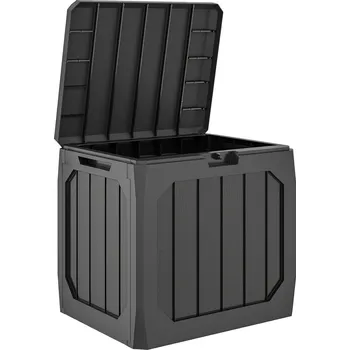 Úložný box Zahradní plastový box 121 litrů | černý