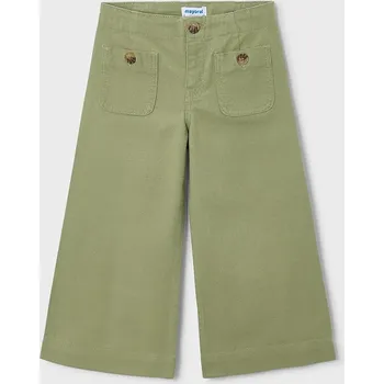 Chlapecké kalhoty Dětské bavlněné kalhoty Mayoral 3587.6F.Mini.PPY2 zelená 77X, vel. 128