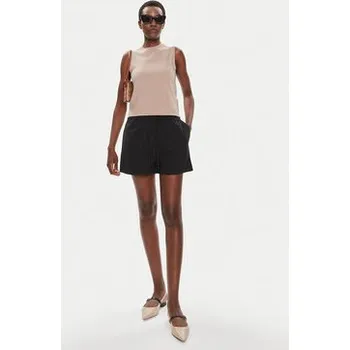 Pánské kraťasy Brave Soul Šortky z materiálu LSRT-548ORCHIDBL Černá Straight Fit XS