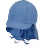 STERNTALER Dětský UV klobouk s plachetkou plátno UV 50+ barva modrá_399 STERNTALER_ 1511410 Velikost: 53cm