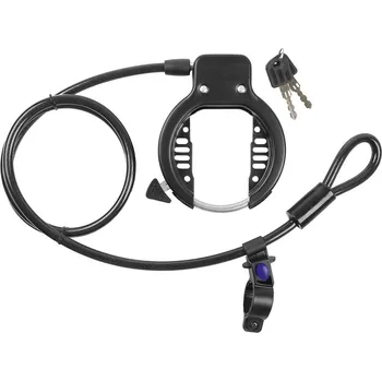 Zámek na kolo M-WAVE Ringloop s lanem