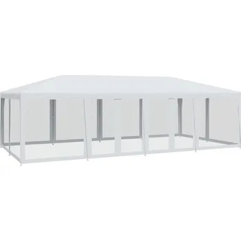 Stan OMAXI Party stan s 12 síťovanými bočnicemi bílý 8 x 4 m HDPE 806971