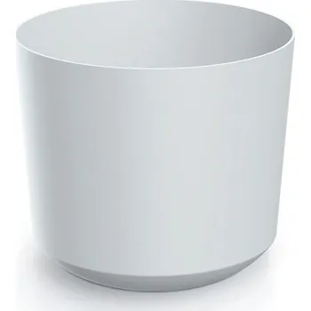 Květináč Plastový květináč TUBOS bílý matný, varianta 58 cm