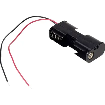 Držák baterie TRU COMPONENTS BH-322-1A bateriový držák 2x AA kabel