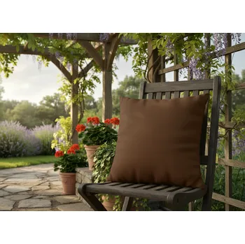 Polštář Dekorační venkovní polštář s výplní CARACAS color 22 hnědá 40x40, 50x50 cm Mybesthome Rozměr: 50x50 cm Polštář je již včetně vyjímatelné výplně.