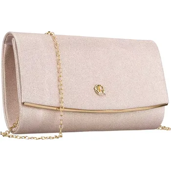 Oblečení a móda Dámské psaníčko ROVICKY R-XS028-2 na řetízku Champagne