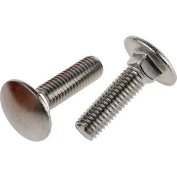 Šroub Vratový šroub, Prostý, Nerezová ocel, M8, délka: 30mm