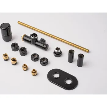 Radiátor P.m.h. Termostatický ventil pro ústřední vytápění Nova 6x7 cm černá NOV-R-B