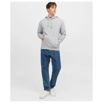 Pánská mikina Jack & Jones Mikina Bradley 12249340 Šedá Relaxed Fit XXL