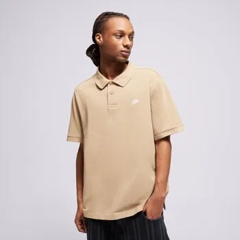 Pánské oblečení Nike Tričko M Nk Club Ss Tričko Pique Béžová M