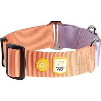 Obojek pro psa Woolly Wolf Polostahovací martingale obojek Salmon Pink Mix L
