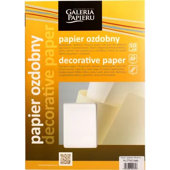 Kancelářský papír Vizitkový papír Galeria Papieru A4 bílý 120 g/m2 50 listů