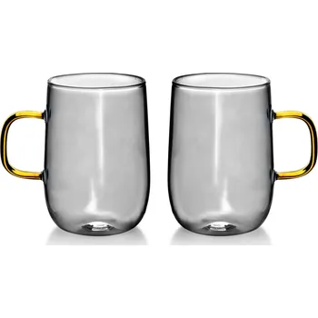 Skleněný hrnek Peter 400 ml sada 2ks