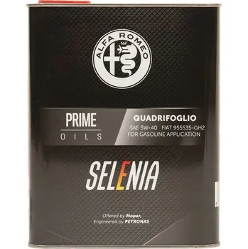Motorový olej MOTOROVÝ OLEJ SELENIA QUADRIFOGLIO MOPAR PRIME OILS 5W40 5W-40 2L