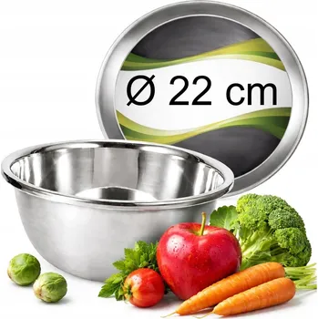 OCELOVÁ KUCHYŇSKÁ MÍSA Ø220 MM 22 CM BRUNBESTE