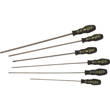 Sada nářadí C.K sada šroubováků, plochý, křížový PH, vnitřní šestihran (TX), 6dílná, T4797ESD