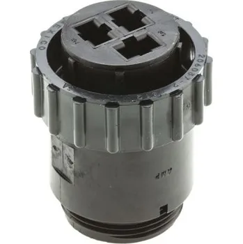 Elektrický konektor Kulatý konektor, počet kontaktů: 3, Kabel, velikost: Standard TE Connectivity, pohlaví kontaktu: Vnitřní, orientace