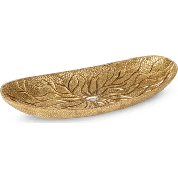 OZDOBNÝ TALÍŘ KIARA (01) 38X18X6 CM ZLATÝ