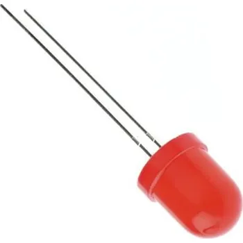 Polovodič LED průchozí otvor barva Červená 640 nm 500 mcd 1,85 V 60 ° Kingbright 8 mm