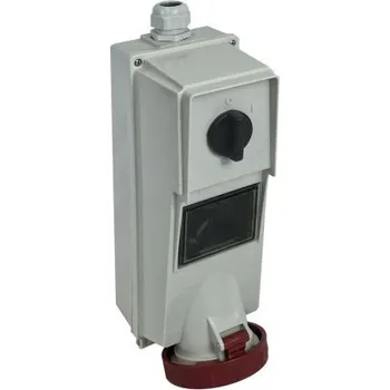 Elektrická zásuvka Interlocked socket 50/60 Hz IP67 3P plus N plus T