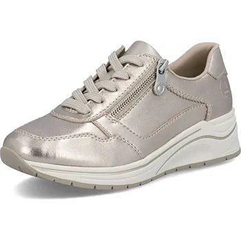 Dámská obuv Dámské tenisky RIEKER N9501-90 zlatá S6 38