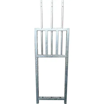 Rám pro průchod telat 70 x 170 cm, pozink - pro vstup telat do školek, nastavitelná různá šířka šířky vstupu