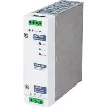 spínaný zdroj Napájecí zdroj na lištu DIN 120W, počet výstupů: 1 Spínaný 7A, výstup: 15V dc