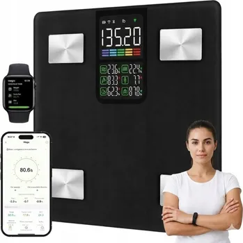 Osobní váha Analytická Koupelnová Váha Riborn Composition Scale