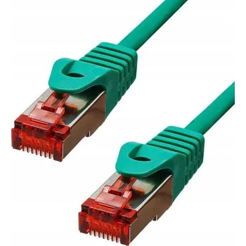 Síťový kabel Ethernetový kabel ProXtend CAT6 F/UTP CU LSZH Zelený 20m, 6FUTP-20GR