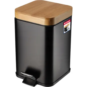 Odpadkový koš KOŠ NA ODPADKY S BAMBUSOVÝM VÍKEM 3 L