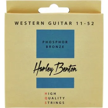 Struna pro hudební nástroj Struny pro akustickou kytaru Harley Benton HQS WE 11-52 PB