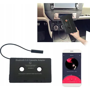 Bezpečnostní kamera Bluetooth 5.0 kazeta do autorádia - adaptér, transmiter