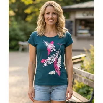 Dámské tričko Dámské triko ALTISPORT ALW178122 PETROLEJOVÁ M