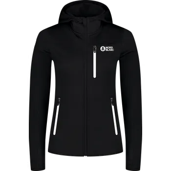 Dámská mikina Dámská powerfleecová mikina NORDBLANC RIVA NBWFL8292 ČERNÁ 36