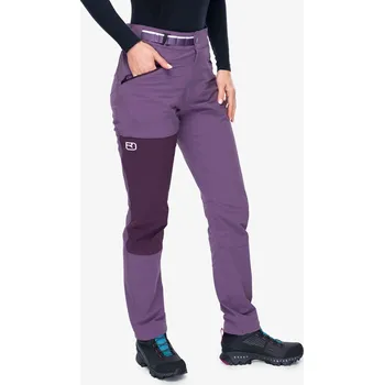 Dámské kalhoty Dámské kalhoty Ortovox Brenta Pants - wild berry XS