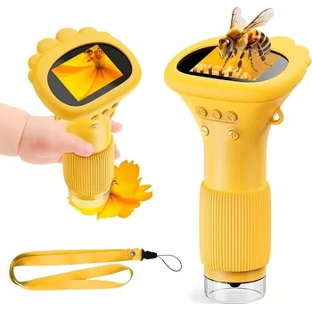 Digitální kapesní mikroskop pro děti s LED a USB