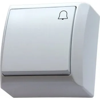 vypínač Normálně otevřený spínač Ospel ŁN-6B/00 , bílý