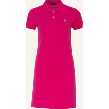 Dámské šaty Polo Ralph Lauren Dámské Polo Šaty Z Piké, růžová, 40