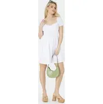 Brave Soul Letní šaty LDRW-654BELINDAW Bílá Straight Fit L