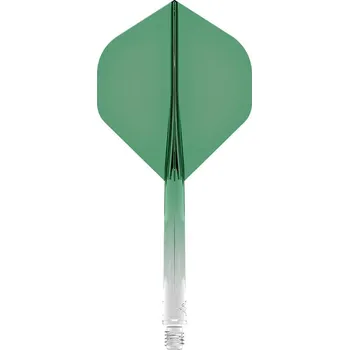 Příslušenství pro šipky Mission letky Force 90 Gradient Green No.2, Velikost Medium